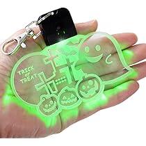 Amazon.co.jp: 光る ハロウィン キーホルダー LED 充電式